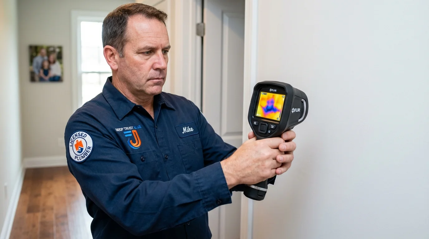 Thermal imaging leak detection by Johns Plumbing LLC in San Tan Valley